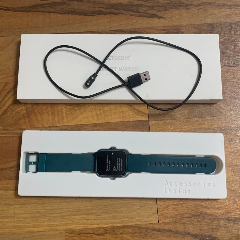 NEW Smart Watch Green-X2 ID205L Fitness Health Tracker Bluetooth Letscom w/ Box